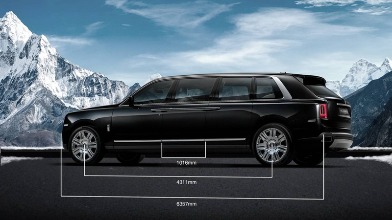 Illustration for article titled This Stretched Rolls-Royce Cullinan Costs $2 Million